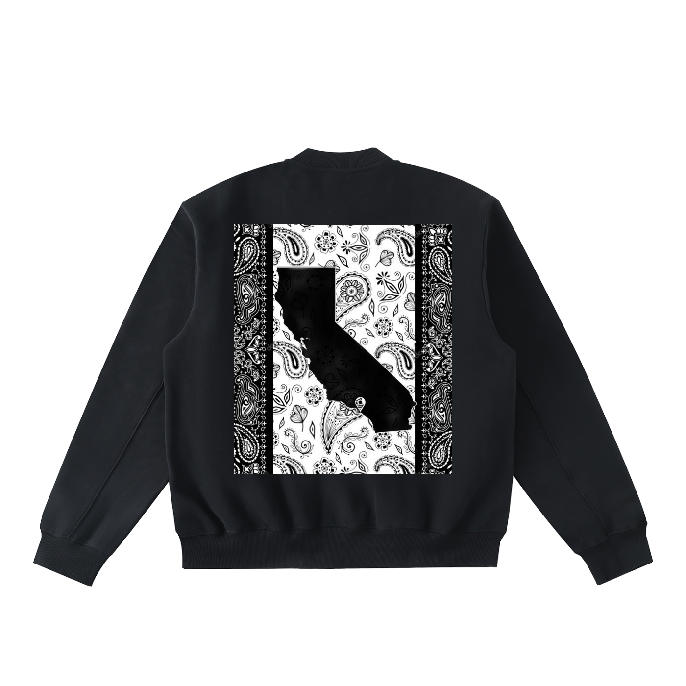 Cali Style Essential Zip-Up Fleeced Varsity Jacket