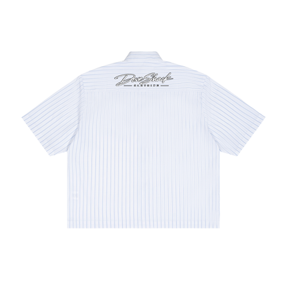 "On Pine" Casual Boxy Button-Up Shirt