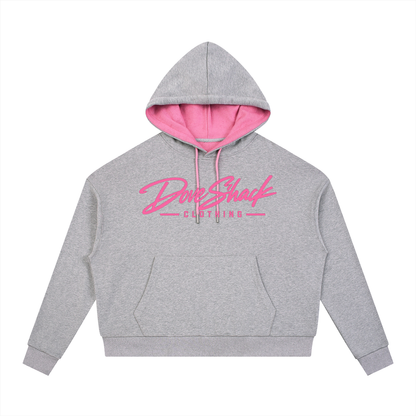 "Dove Shack Clothing" Casual Contrast Drawstring Hoodie