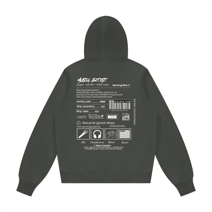 "Artist Ingredients" Unisex Fleece Hoodie
