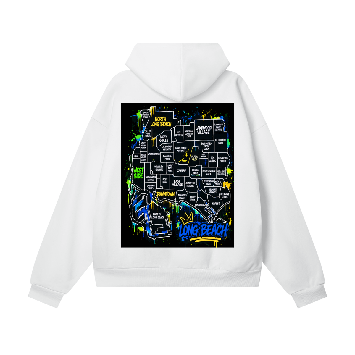 "Where U From" Super Heavyweight Hidden Pocket Hoodie