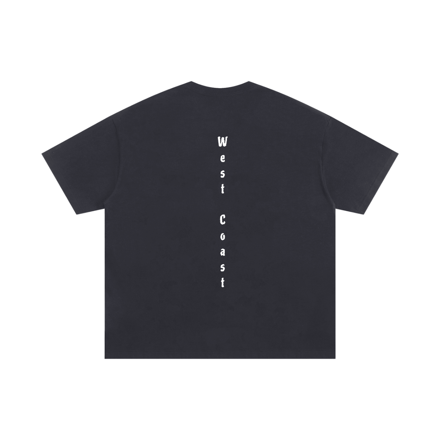 Cali West Coast - Oversized T-shirt - Black/ Black