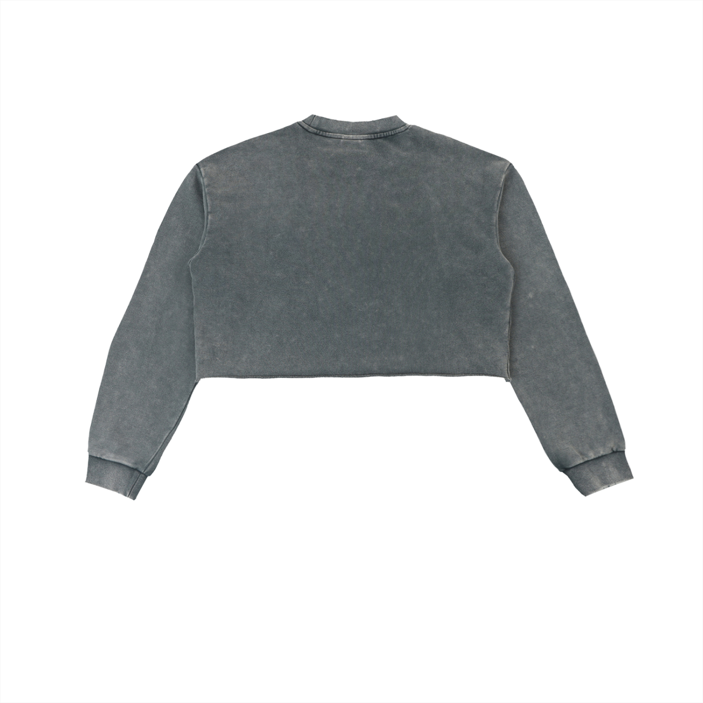 Long Beach Casual Wear - Women's Snow Washed Cropped Sweatshirt