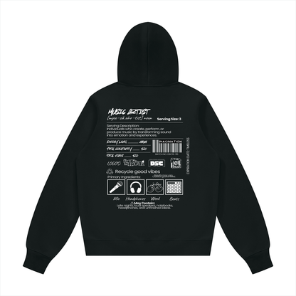 "Artist Ingredients" Unisex Fleece Hoodie