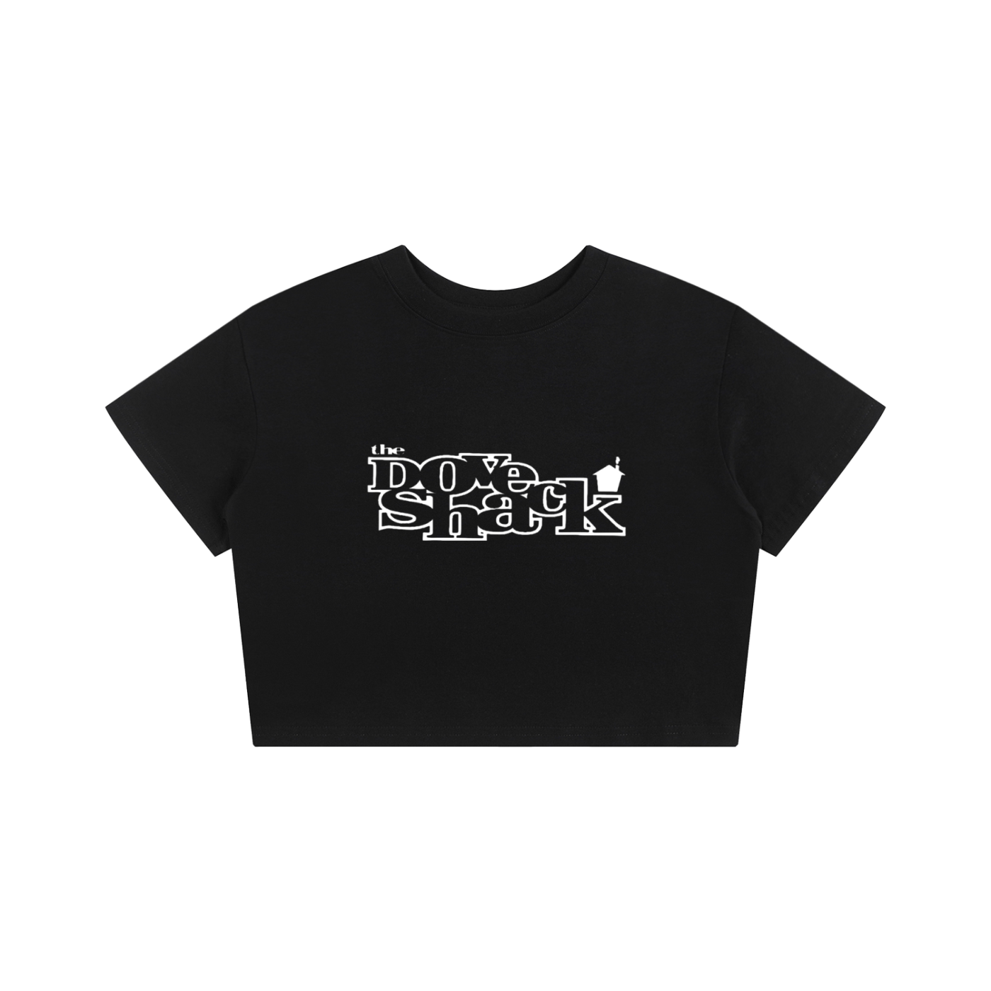 Original Summertime in the LBC Dove Shack Logo - Crop Top