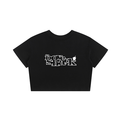 Original Summertime in the LBC Dove Shack Logo - Crop Top