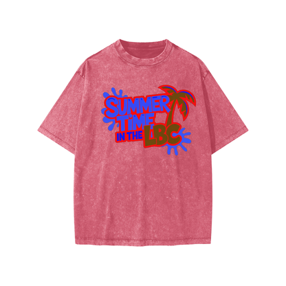 Summer Splash - Snow Washed Kids' T-shirt