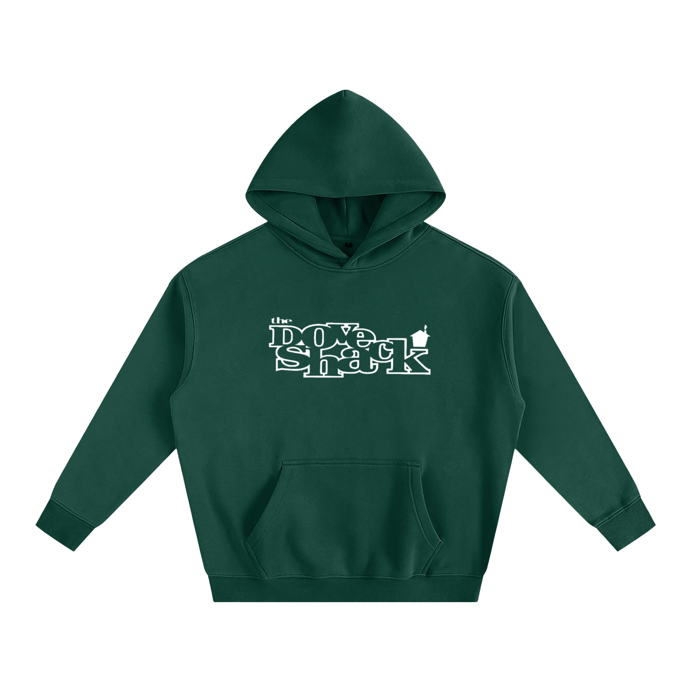 Original Summertime in the LBC Dove Shack Logo - Fleeced Hoodie