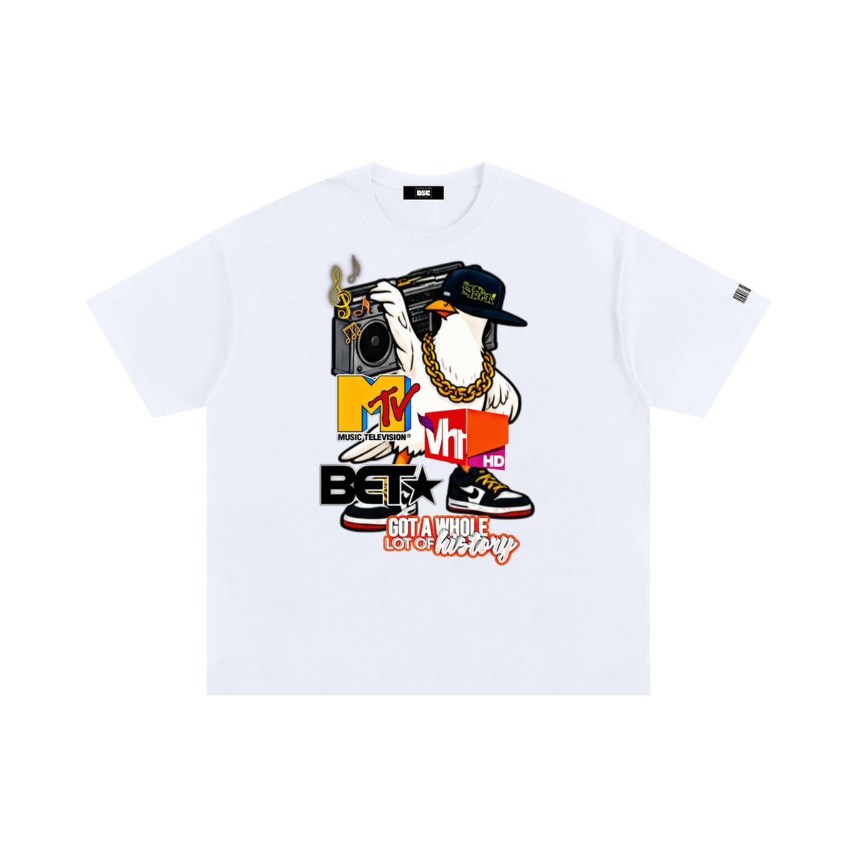 "Duece & The Crew" Unisex Oversized Poster T-Shirt