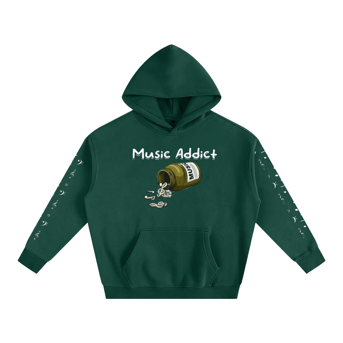 Music Addict - Fleeced Hoodie