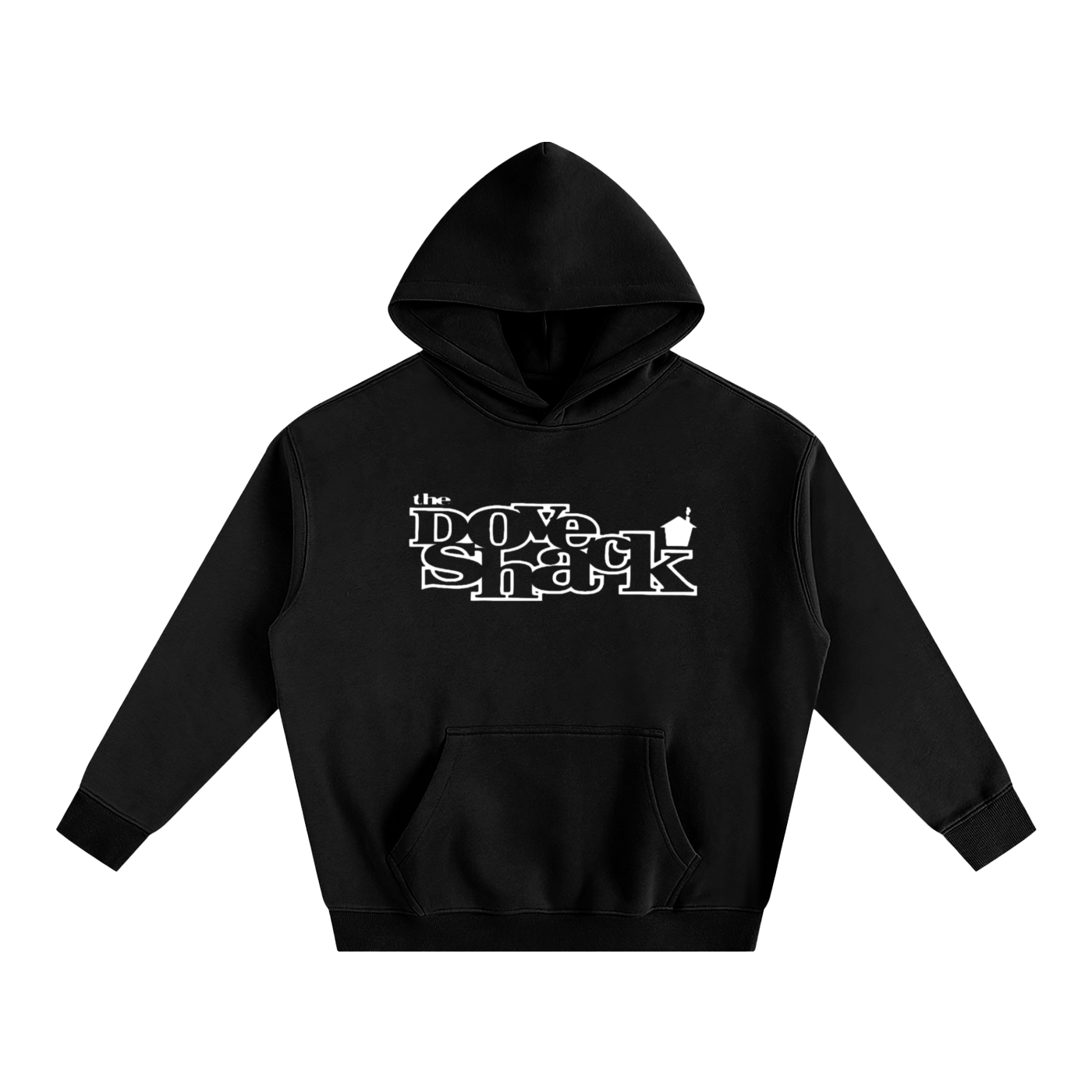 Original Summertime in the LBC Dove Shack Logo - Fleeced Hoodie