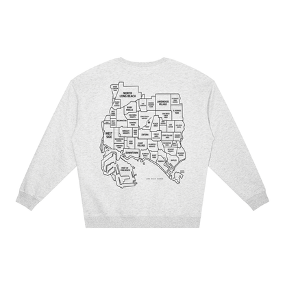 "Block 2 Block" Unisex Loose Crewneck Sweatshirt