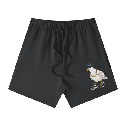 Duece the Dove Heavyweight Earth Tone Cotton Shorts