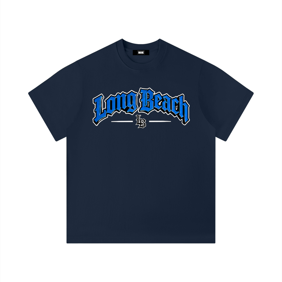 "City By The C" Blue logo Regular Fit T-Shirt