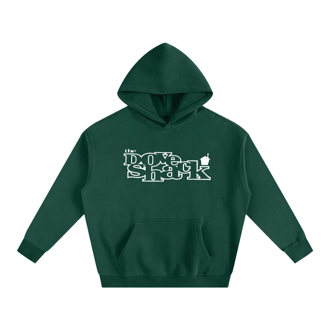 Original Summertime in the LBC Dove Shack Logo - Fleeced Hoodie