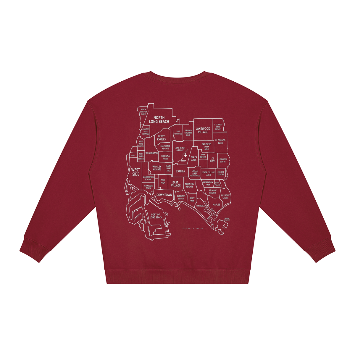 "Block 2 Block" Unisex Loose Crewneck Sweatshirt
