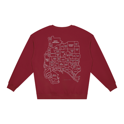"Block 2 Block" Unisex Loose Crewneck Sweatshirt