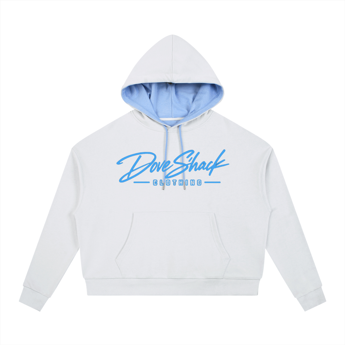 "Dove Shack Clothing" Casual Contrast Drawstring Hoodie
