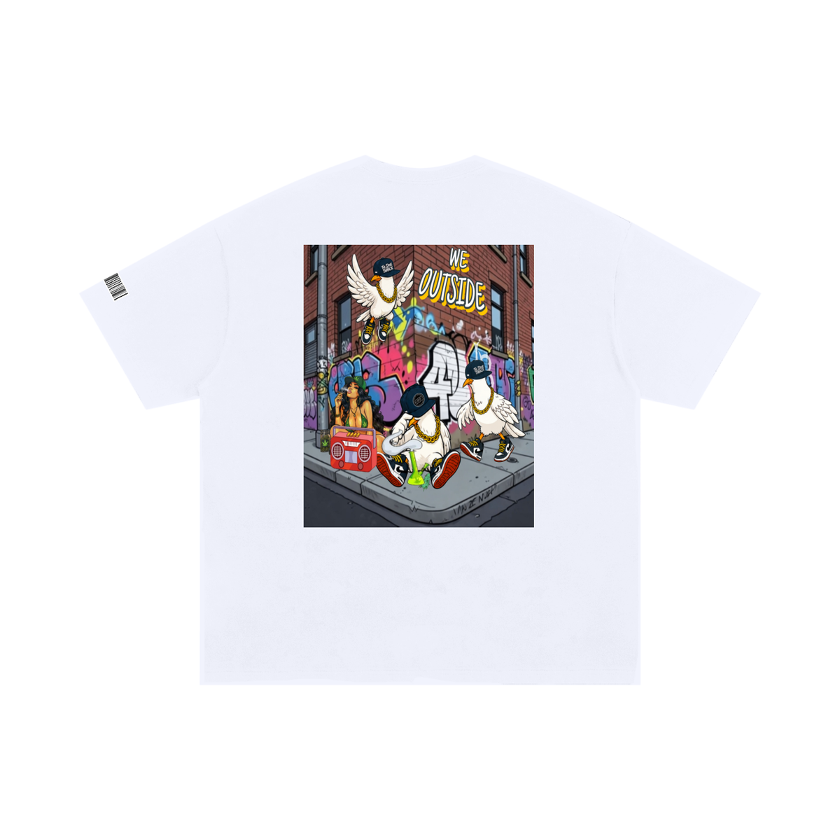 "Duece & The Crew" Unisex Oversized Poster T-Shirt