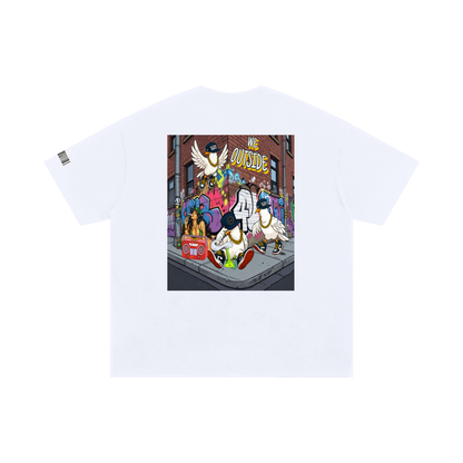 "Duece & The Crew" Unisex Oversized Poster T-Shirt