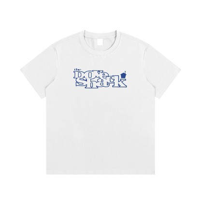 Original Summertime in the LBC Dove Shack Logo - Essential T-Shirt (Blue)