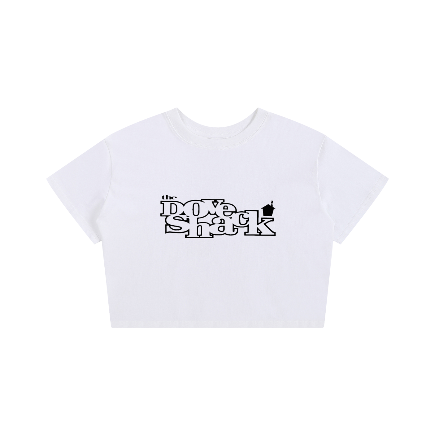 Original Summertime in the LBC Dove Shack Logo - Women Crop Top (Black)