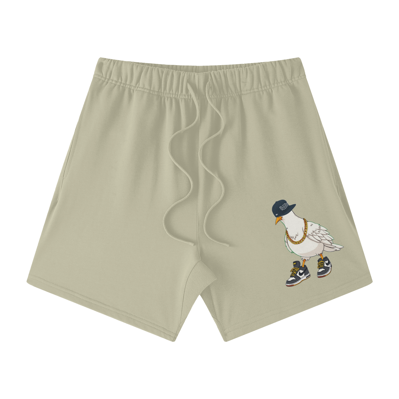 Duece the Dove Heavyweight Earth Tone Cotton Shorts
