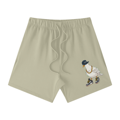 Duece the Dove Heavyweight Earth Tone Cotton Shorts