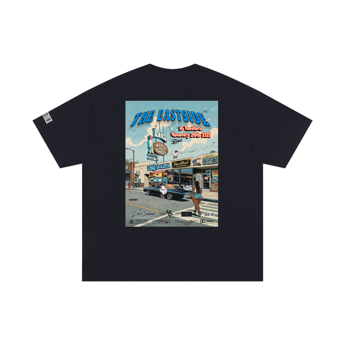 "Duece & The Crew" Unisex Oversized Poster T-Shirt