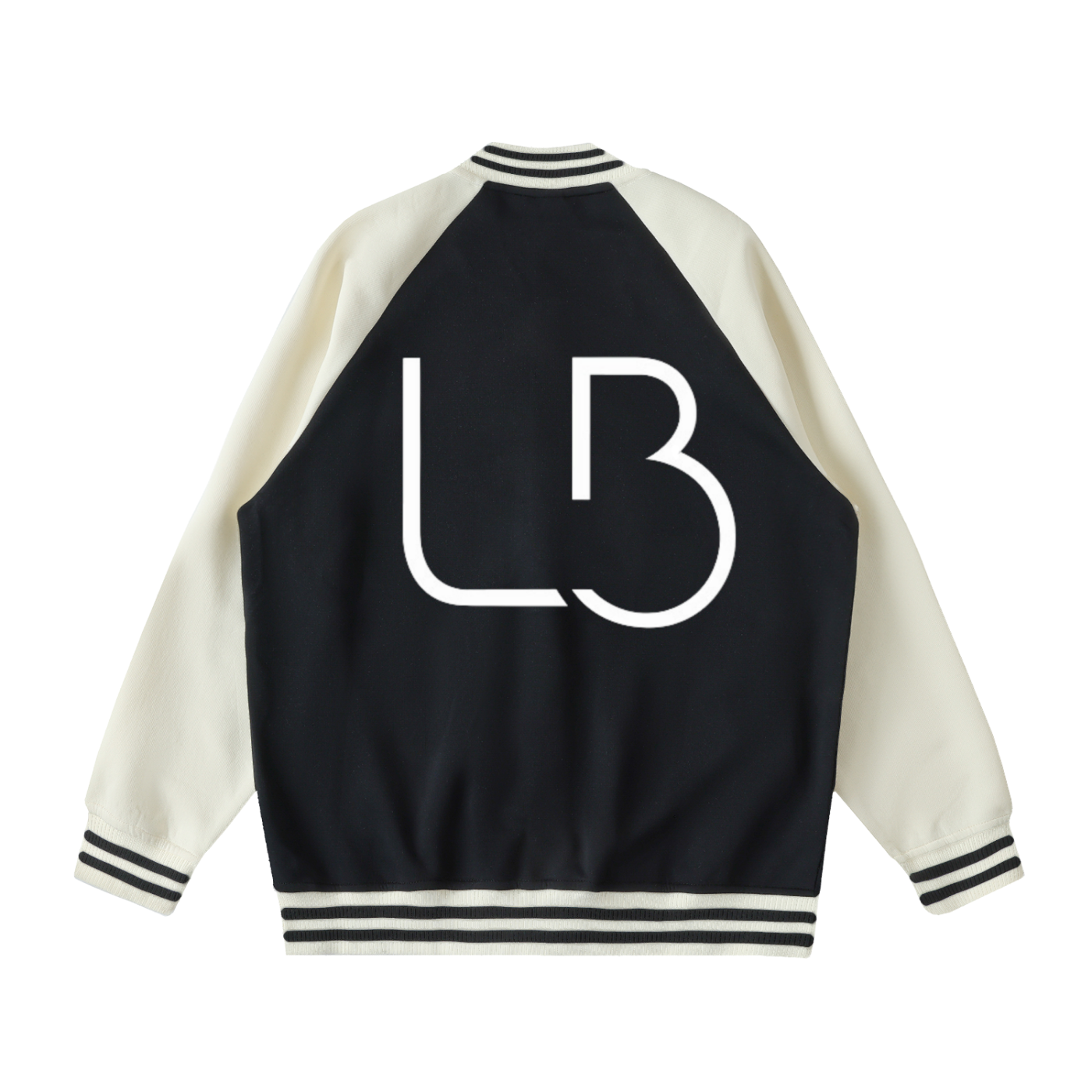 Long Beach Casual Wear - Two Tone Raglan Sleeve Varsity Jacket
