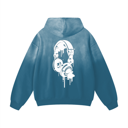 DripHop Heavyweight Sunfade Oversized Hoodie
