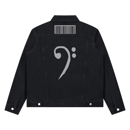 Unisex Vintage Wash Denim Jacket