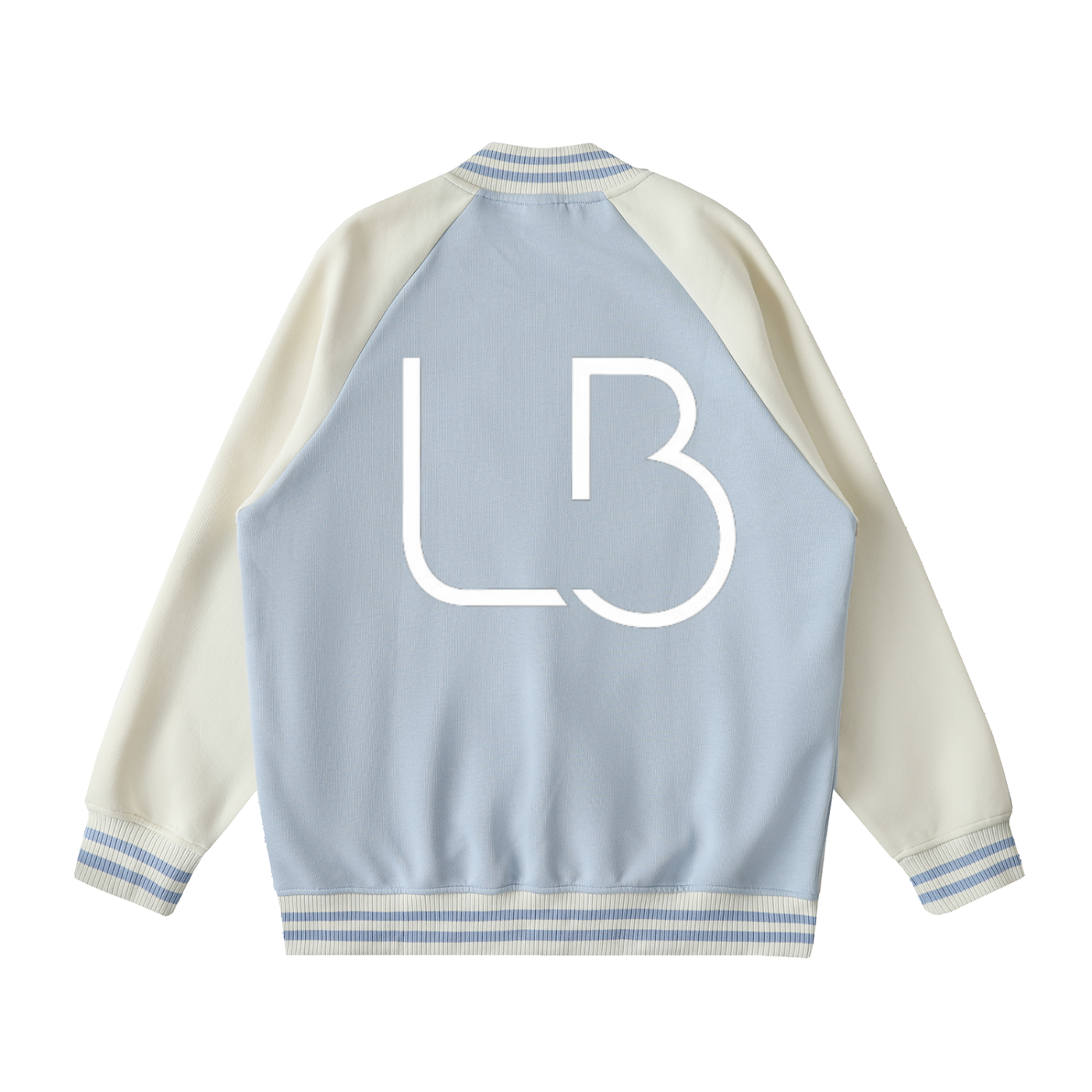 Long Beach Casual Wear - Two Tone Raglan Sleeve Varsity Jacket