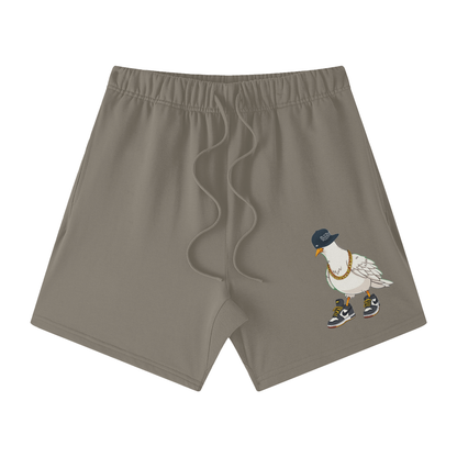 Duece the Dove Heavyweight Earth Tone Cotton Shorts
