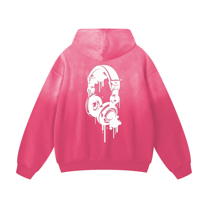 DripHop Heavyweight Sunfade Oversized Hoodie