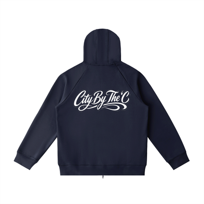 "City By The C" Long Beach Heavyweight Zip Hoodie