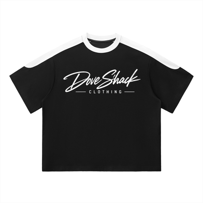 "Dove Shack Clothing" Unisex Color Block Oversized T-Shirt