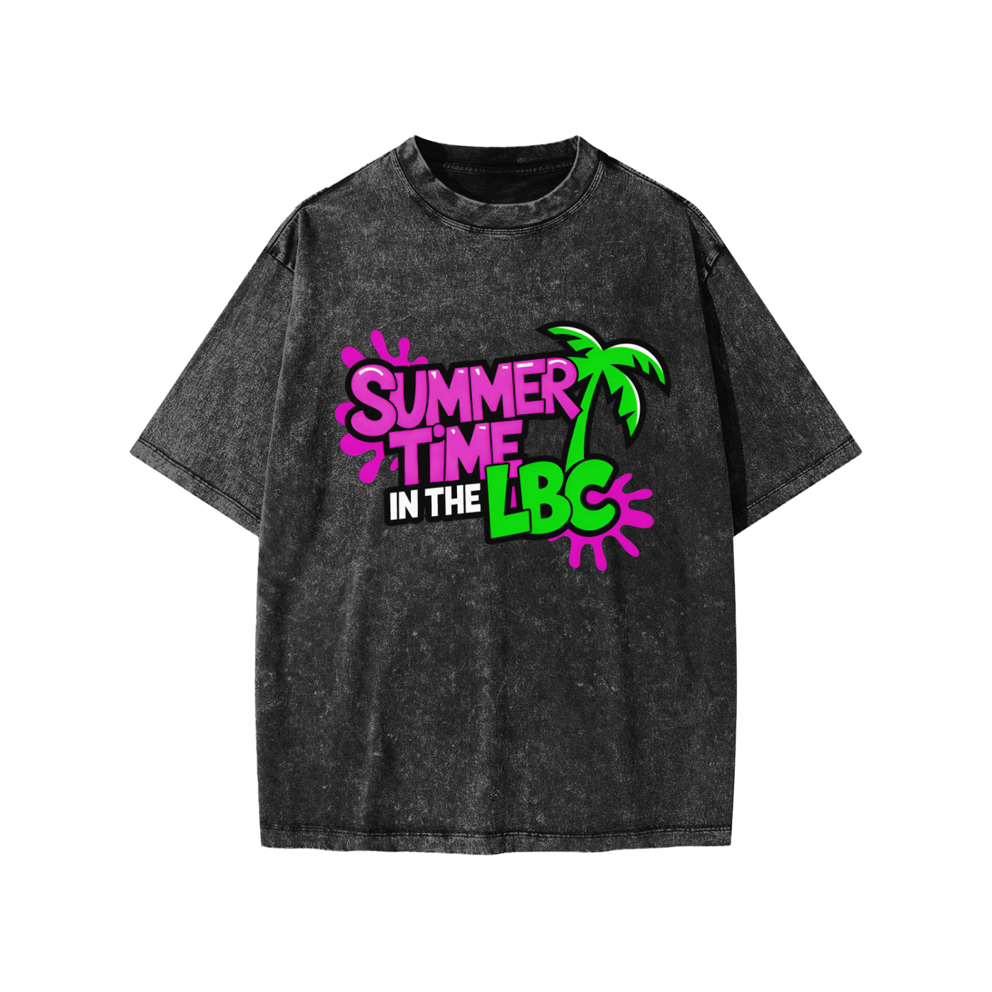 Summer Splash - Snow Washed Kids' T-shirt