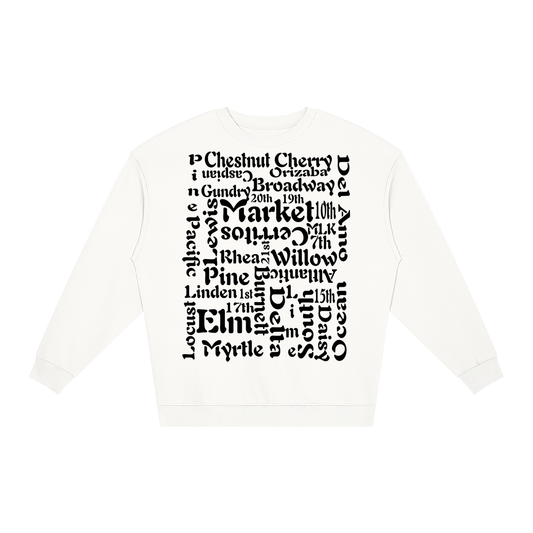 "Block 2 Block" Unisex Loose Crewneck Sweatshirt