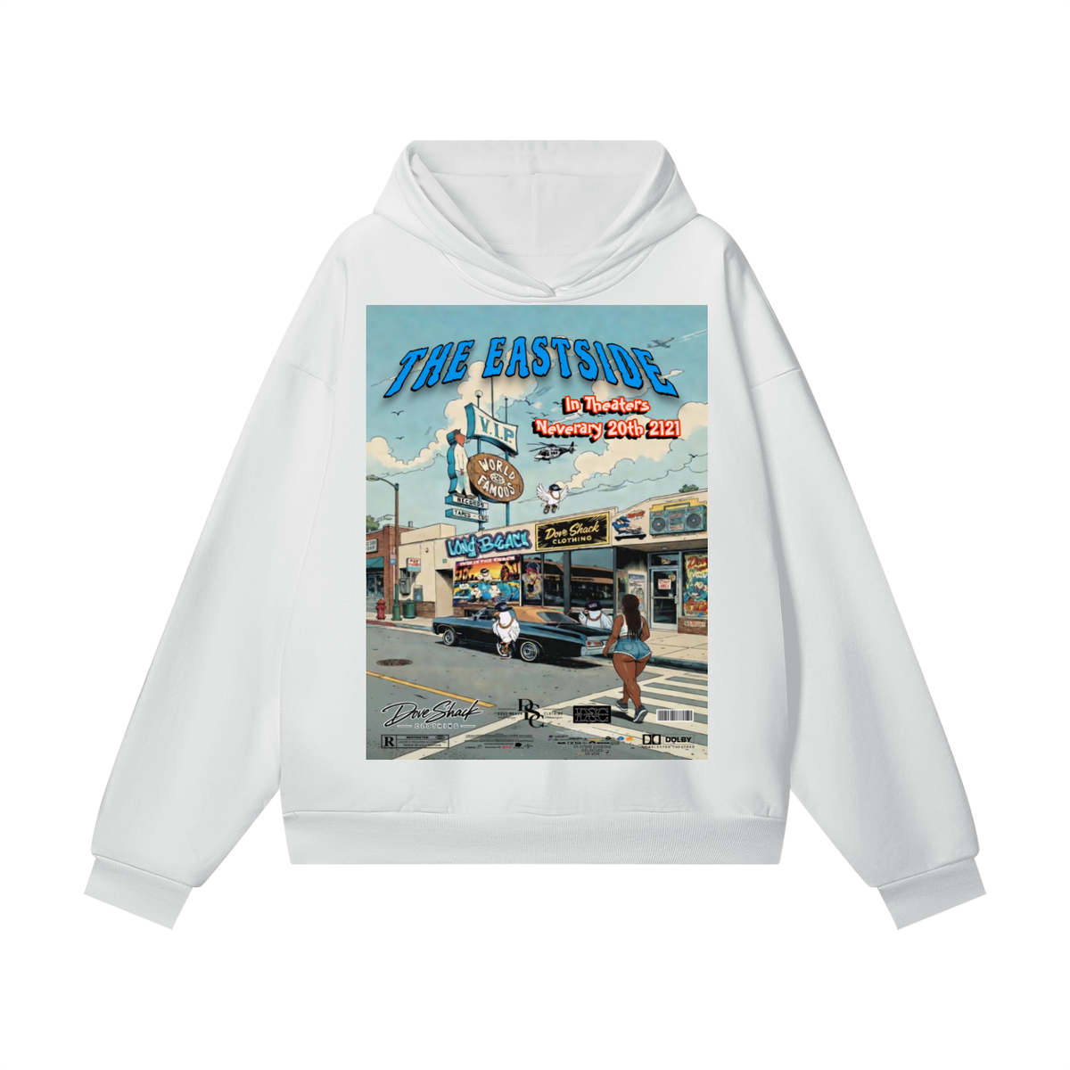 "Duece & The Crew" Poster Super Heavyweight Fleece Hoodie