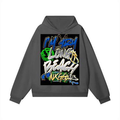 "Where U From" Super Heavyweight Hidden Pocket Hoodie