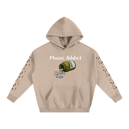 Music Addict Fleeced Hoodie