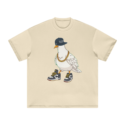 Duece the Dove Heavyweight Earth Tone T-Shirt