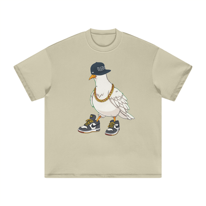 Duece the Dove Heavyweight Earth Tone T-Shirt