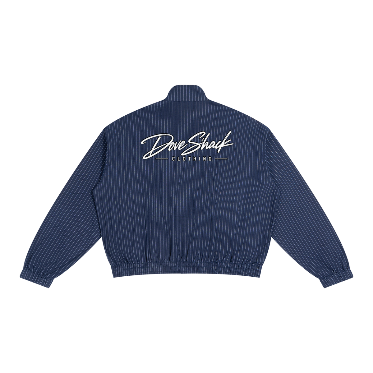"Nights On Pine" Striped Full-Zip Track Jacket