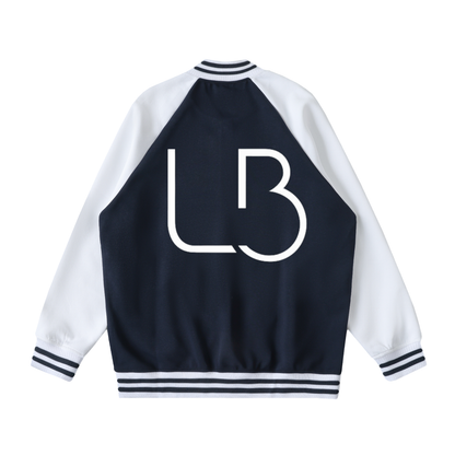 Long Beach Casual Wear - Two Tone Raglan Sleeve Varsity Jacket