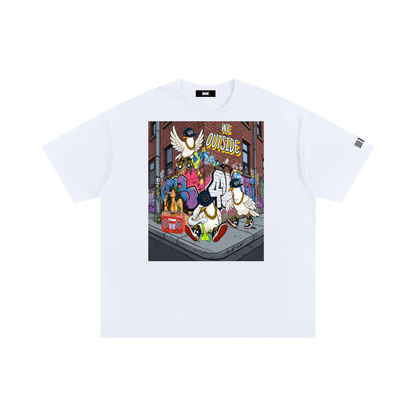 "Duece & The Crew" Unisex Oversized Poster T-Shirt