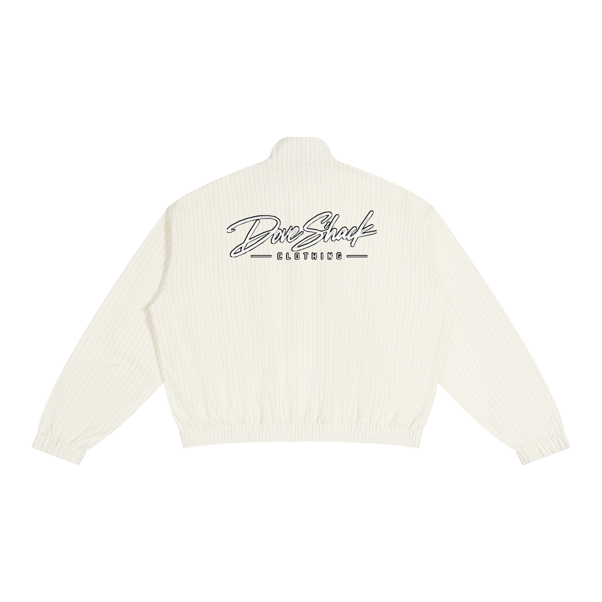 "Nights On Pine" Striped Full-Zip Track Jacket