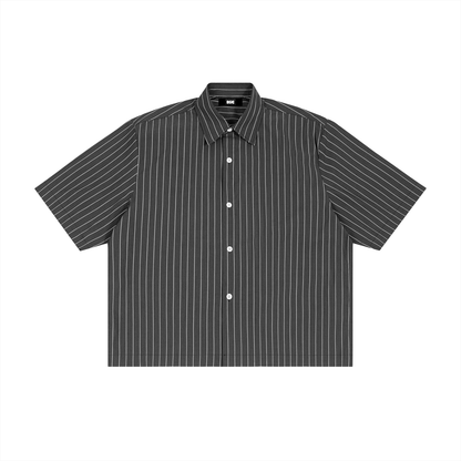 "On Pine" Casual Boxy Button-Up Shirt