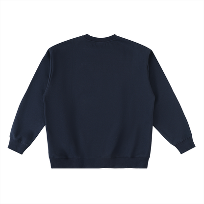 Long Beach Casual Wear - Oversized Crewneck Taped Sweatshirt